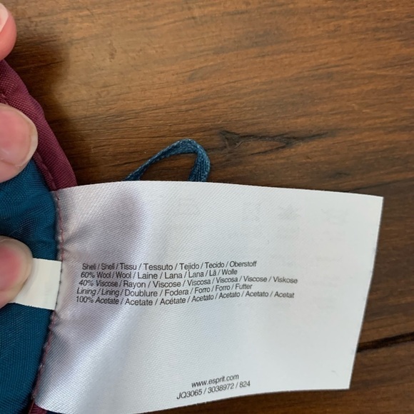 Blue Wool Skirt - Picture 5 of 5